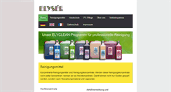 Desktop Screenshot of elysee-gmbh.de