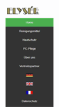 Mobile Screenshot of elysee-gmbh.de